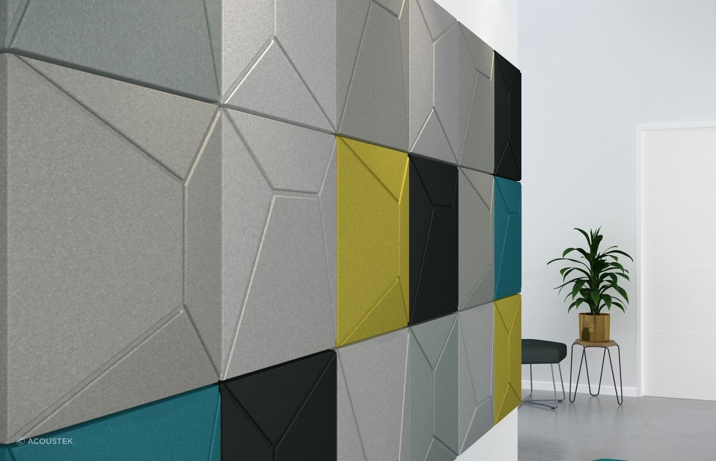 Featured Product: Milano Acoustic Tiles - Acoustek