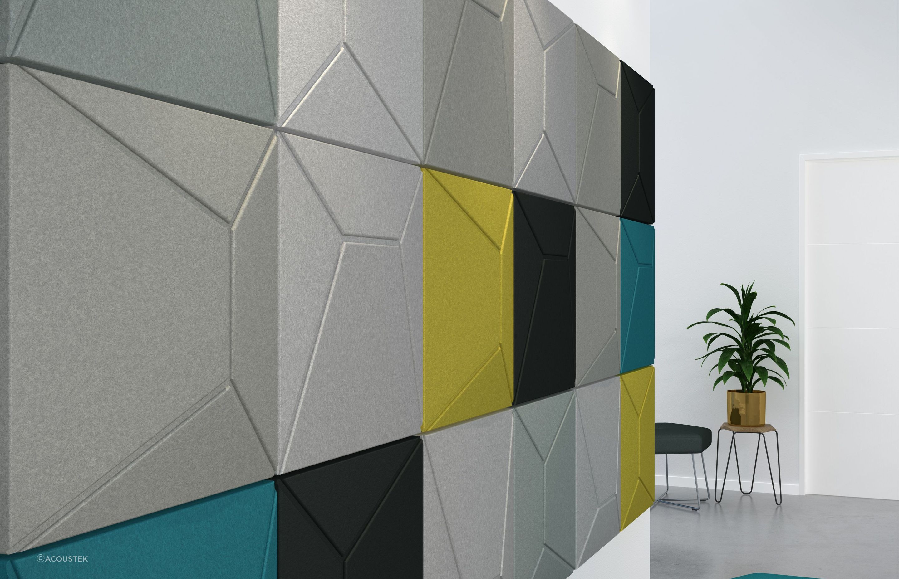 Featured Product: Milano Acoustic Tiles - Acoustek