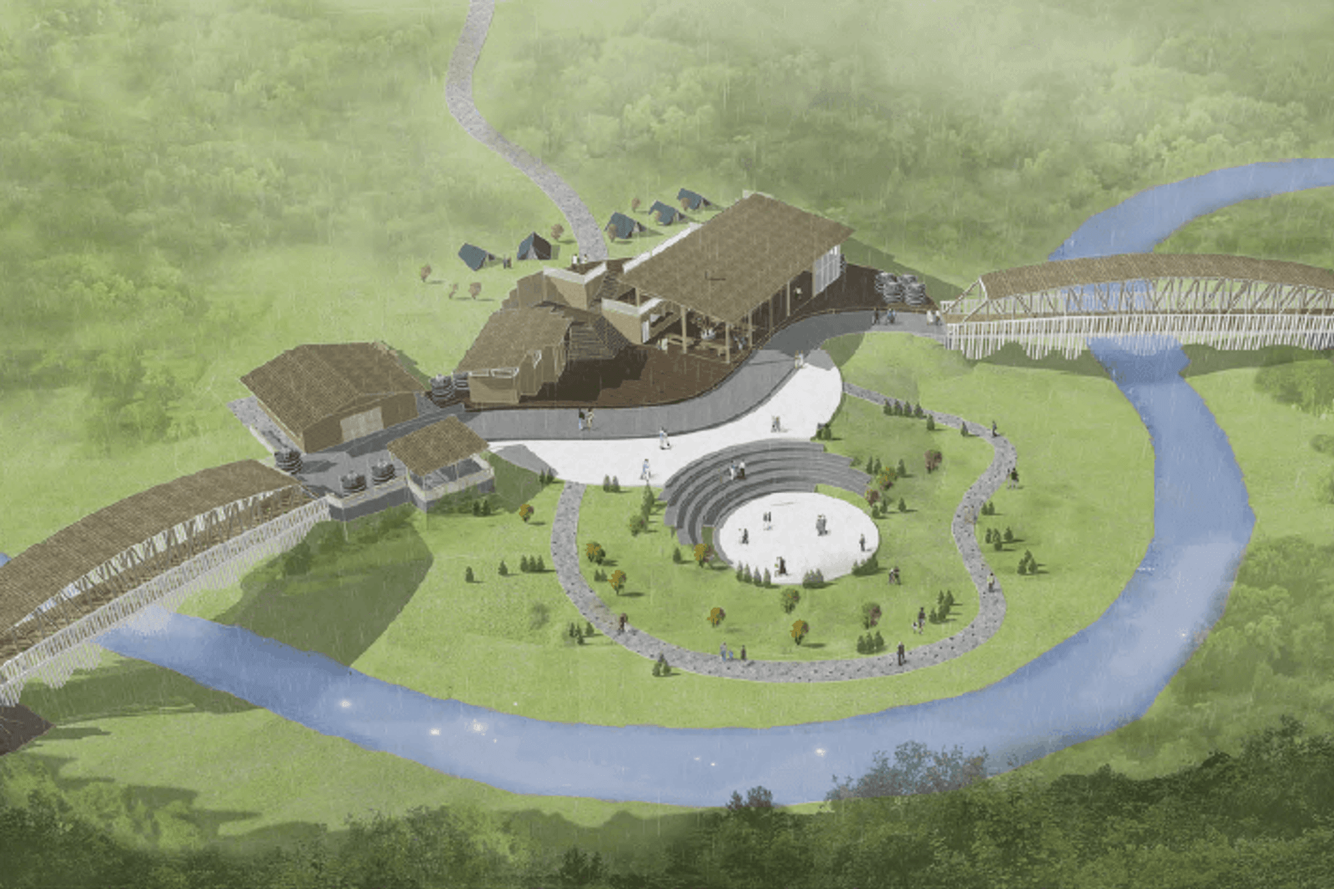 Adventurous UQ students on the right track with durable timber bridge model