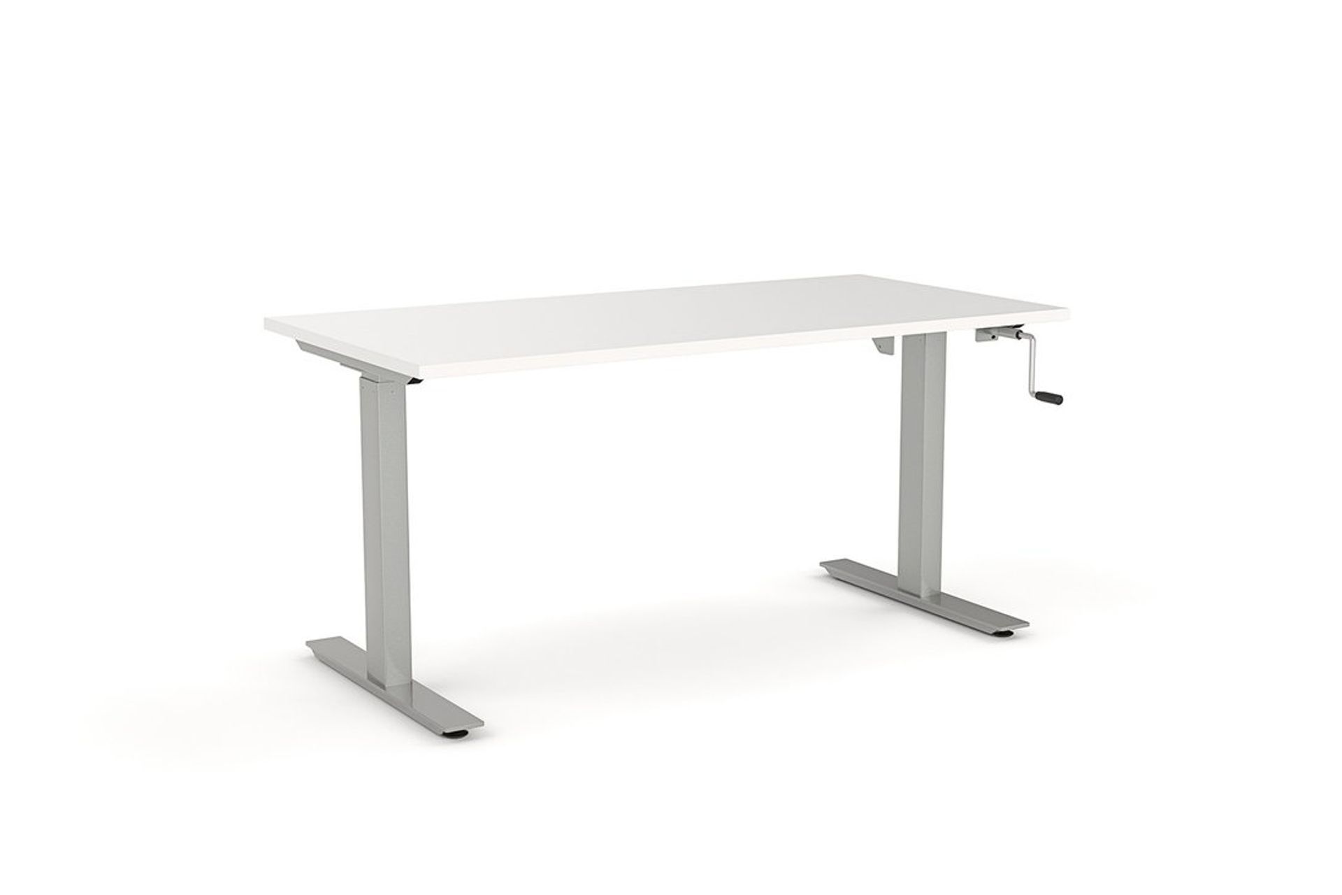 Hand crank desks are a great entry point to the world of adjustable desks.