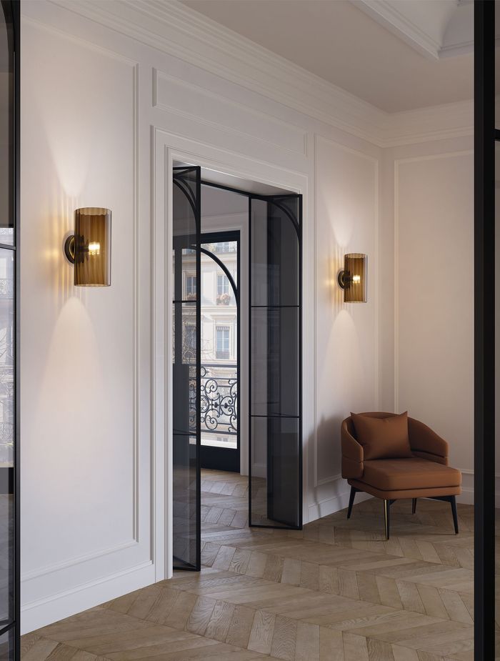 Armonia wall light available in a range of Murano glass designs & colours