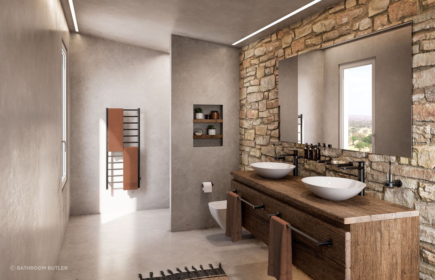 NATURAL 12 Bar - Matt Black