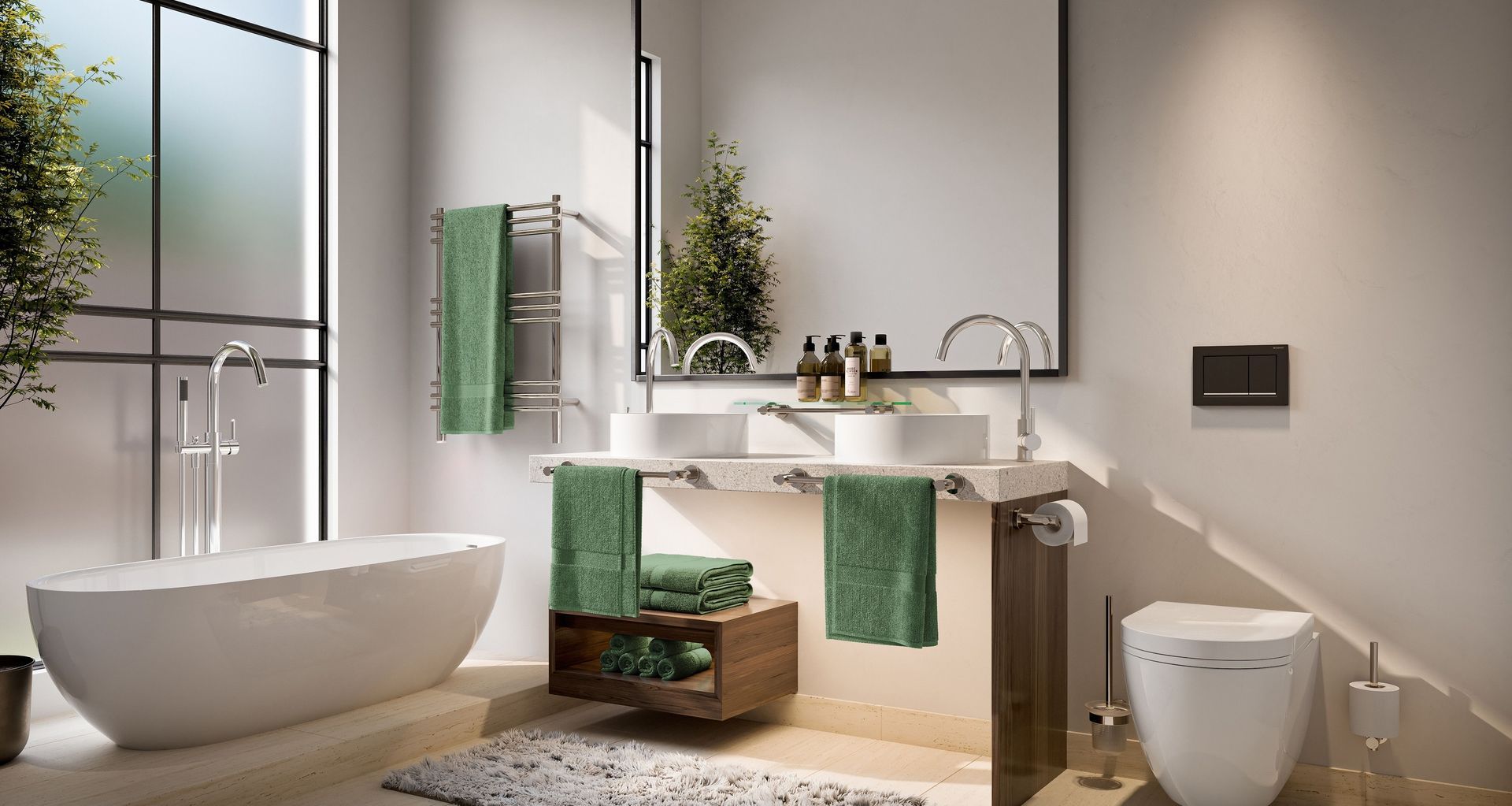 LOFT 9 Bar 550mm - Polished