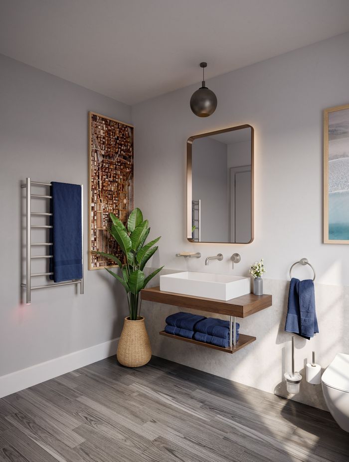 4600 Series & NATURAL 8 Bar in Brushed stainless steel