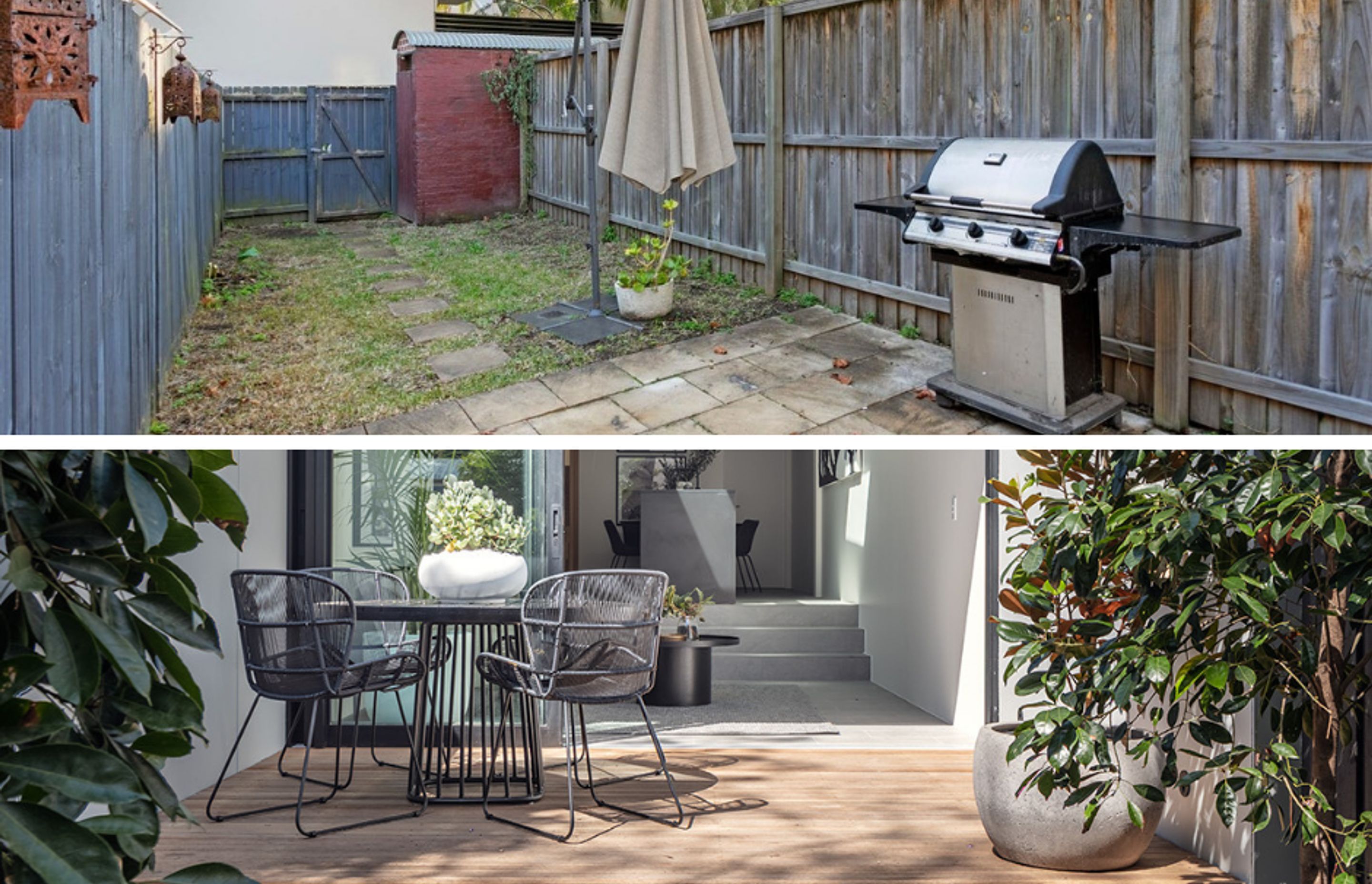 The backyard of the home has a whole new look. After image: Murray Fredericks