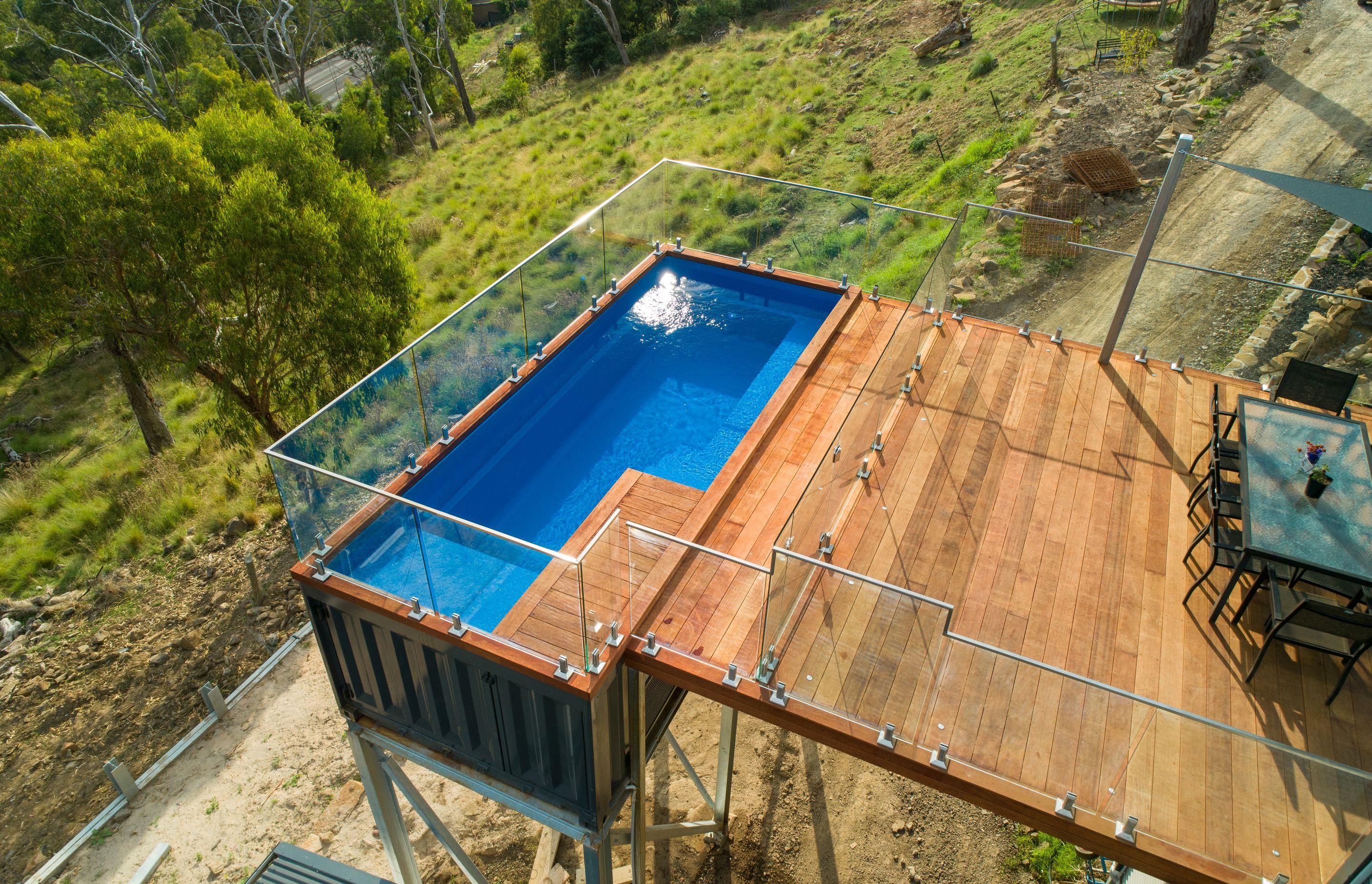 Upper Ferntree Gully. Product by Shipping Container Pools | Photography by Drover Studios