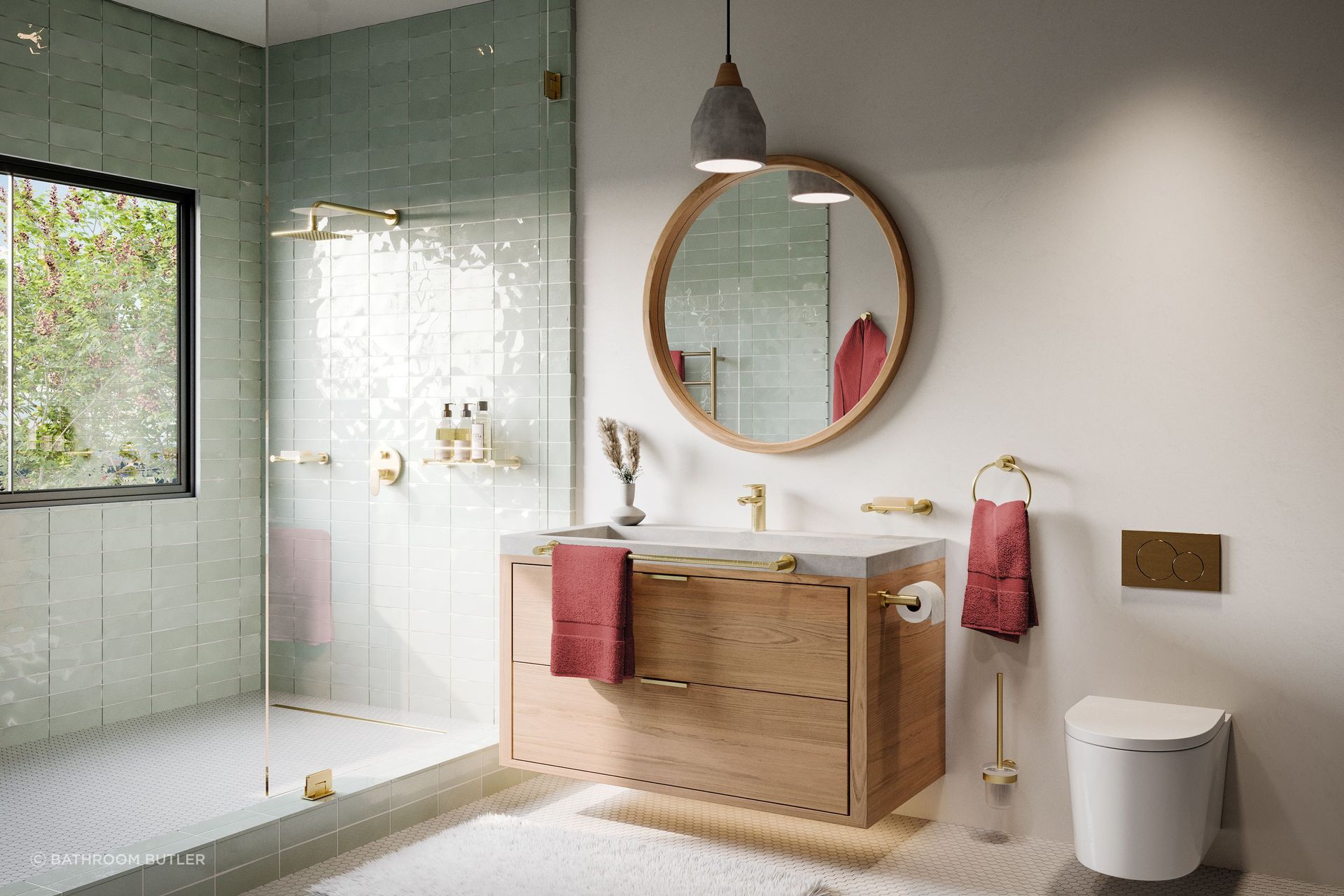Bathroom Butler Champagne Gold 4600 Series Bathroom Accessories