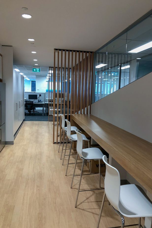 Woodside Design and Technology Building (monash)  Casual, collaborative discussion areas are increasingly popular