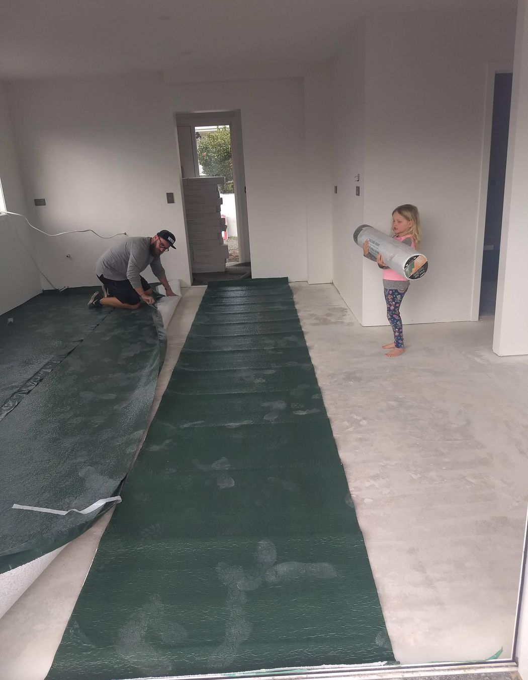 DIY bamboo flooring – a real family affair!