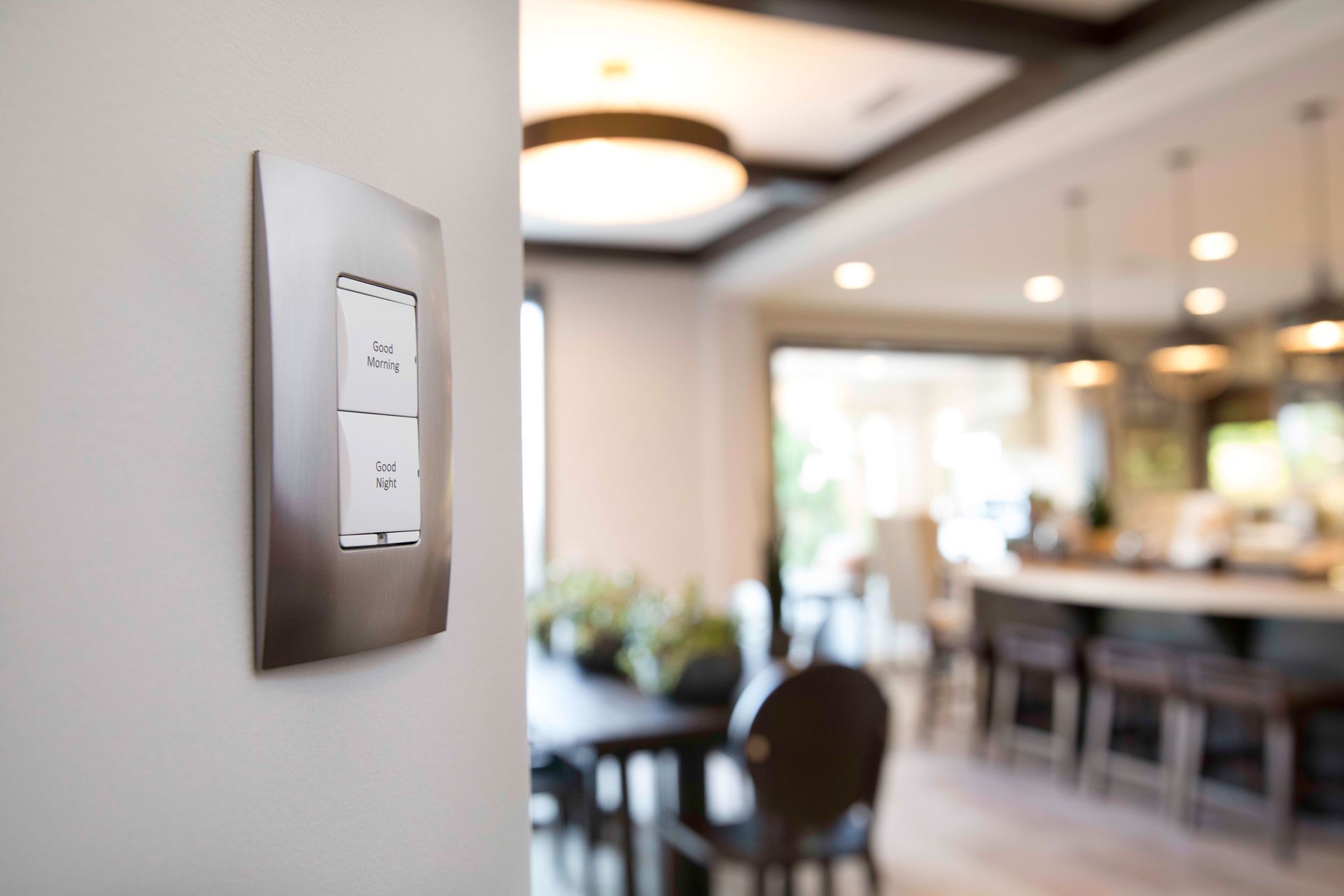 Using motion sensors, smart lighting can automatically turn on when you enter a room, providing convenience and saving energy.