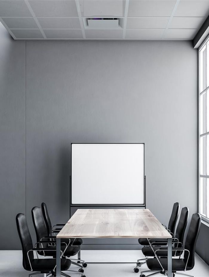 Though remote and hybrid work has become more common, there is still a need to protect office workers from airborne contaminants.