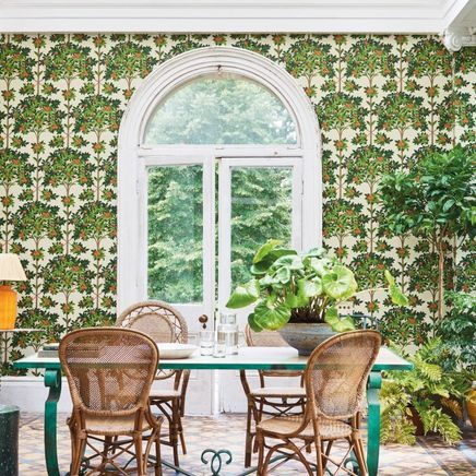 Forget stark white walls, eclectic wallpaper is making a comeback