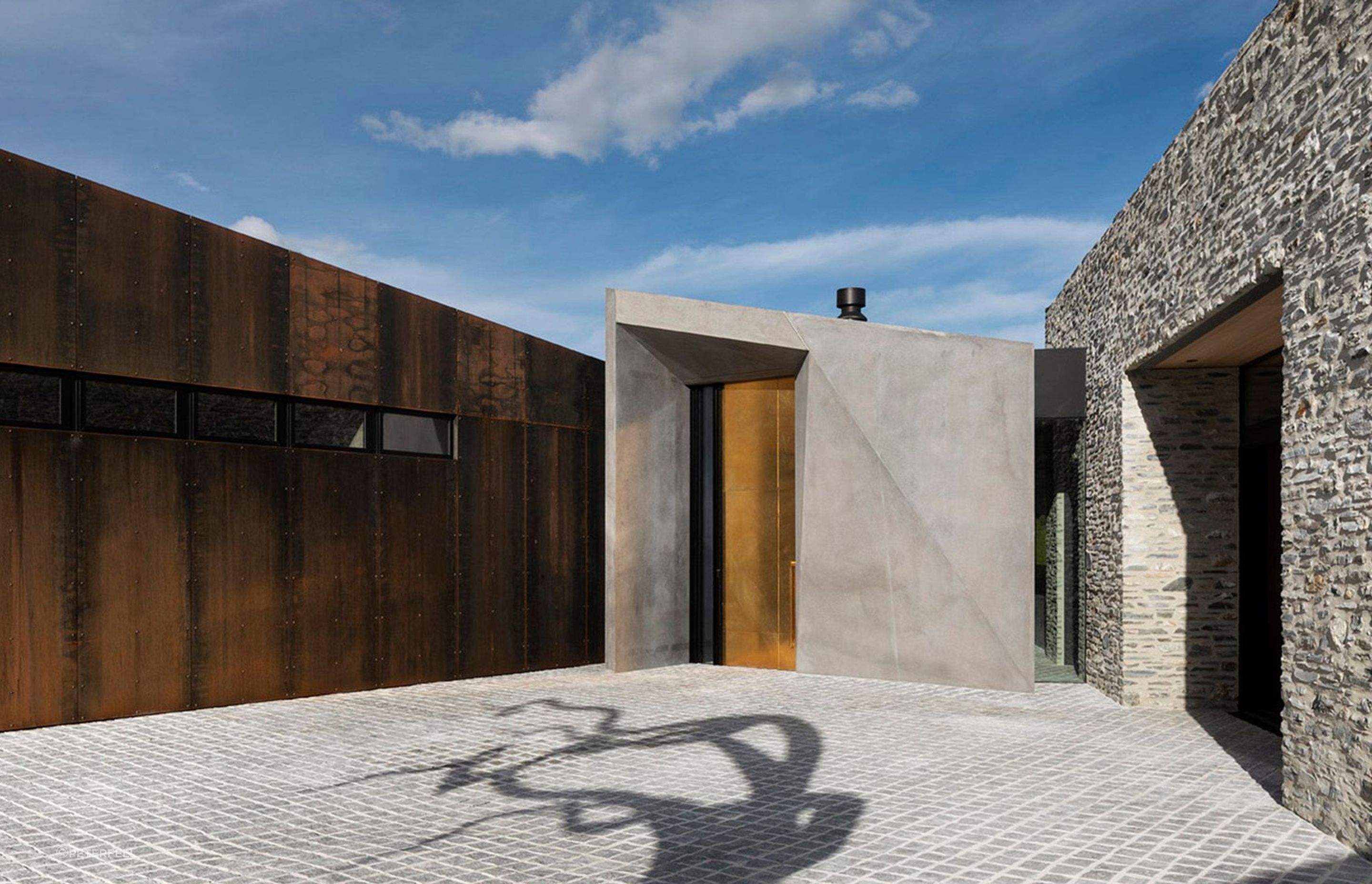 Concrete cladding is perfect for creating that strong industrial look.