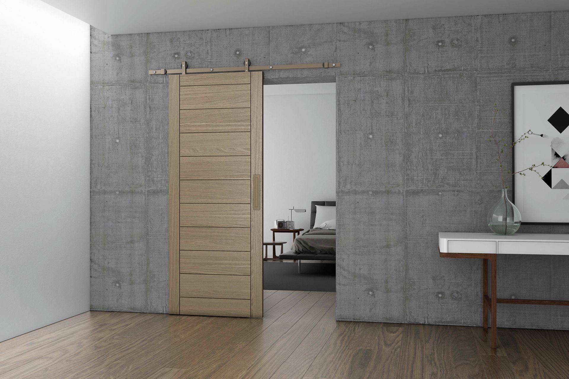 Innovative solutions like the Aluminium Sliding Door Kit shows how unique interior doors can be.