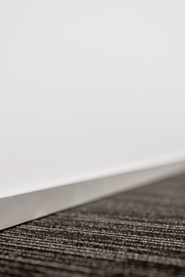 Climateline skirting trim anodised