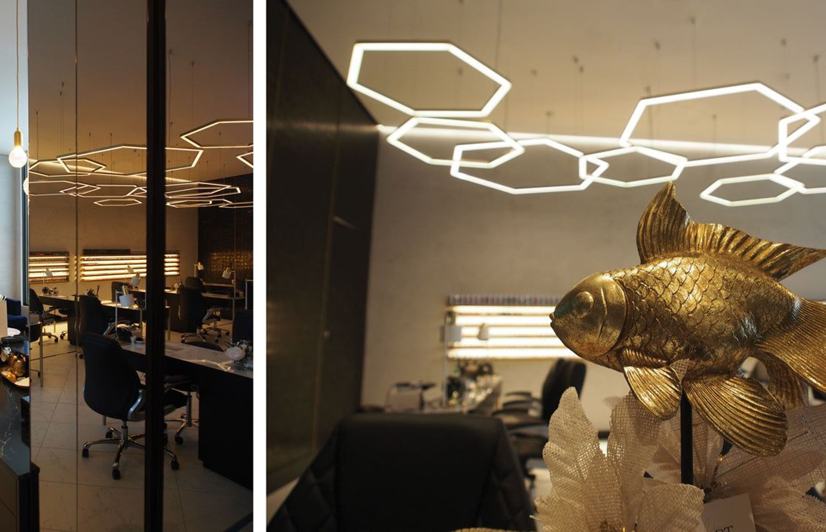 Luxury Hexagon Luminaires