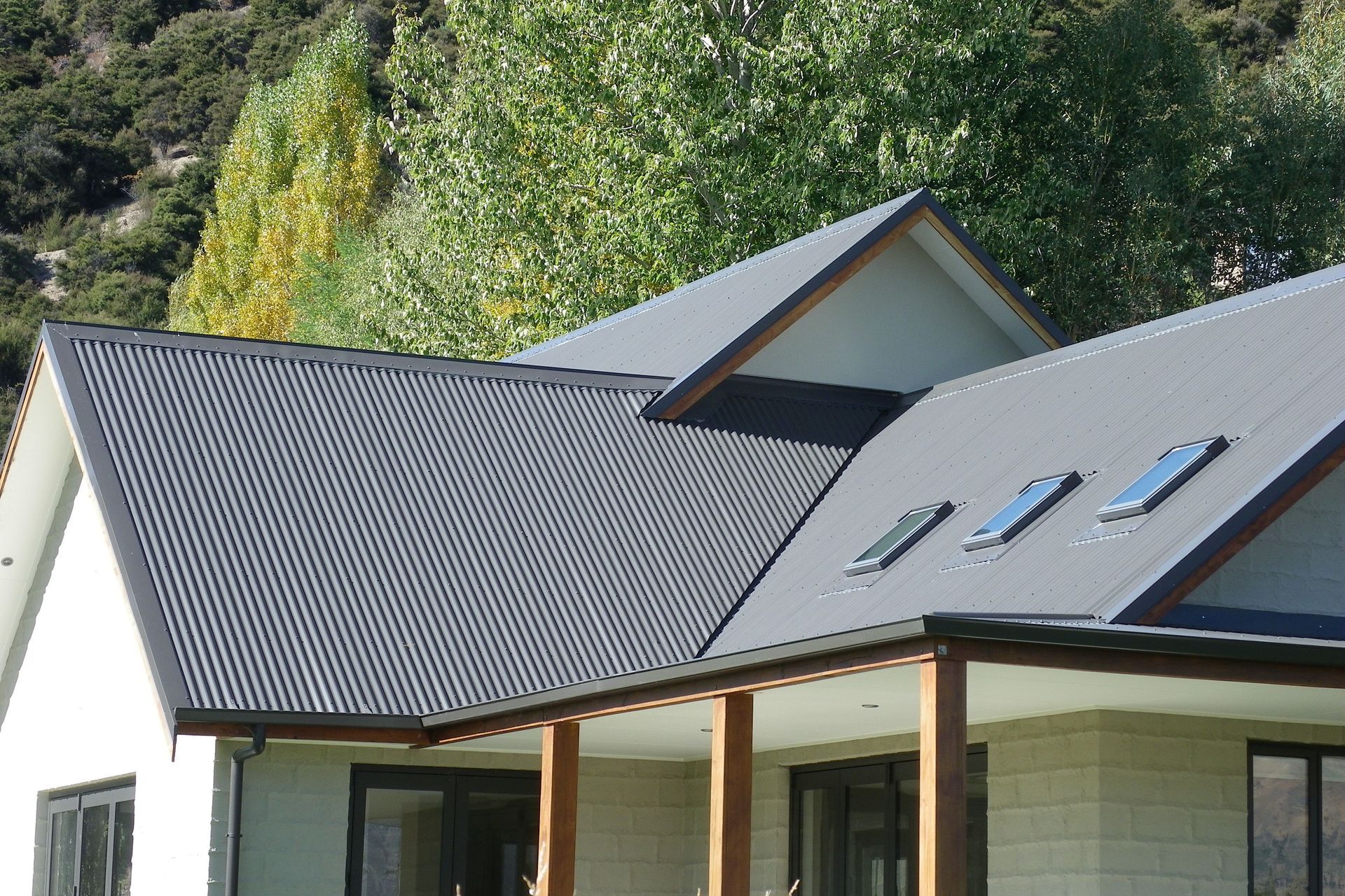 The classic corrugate iron roofing by Freeman Roofing, a Kiwi favourite for more than a century.