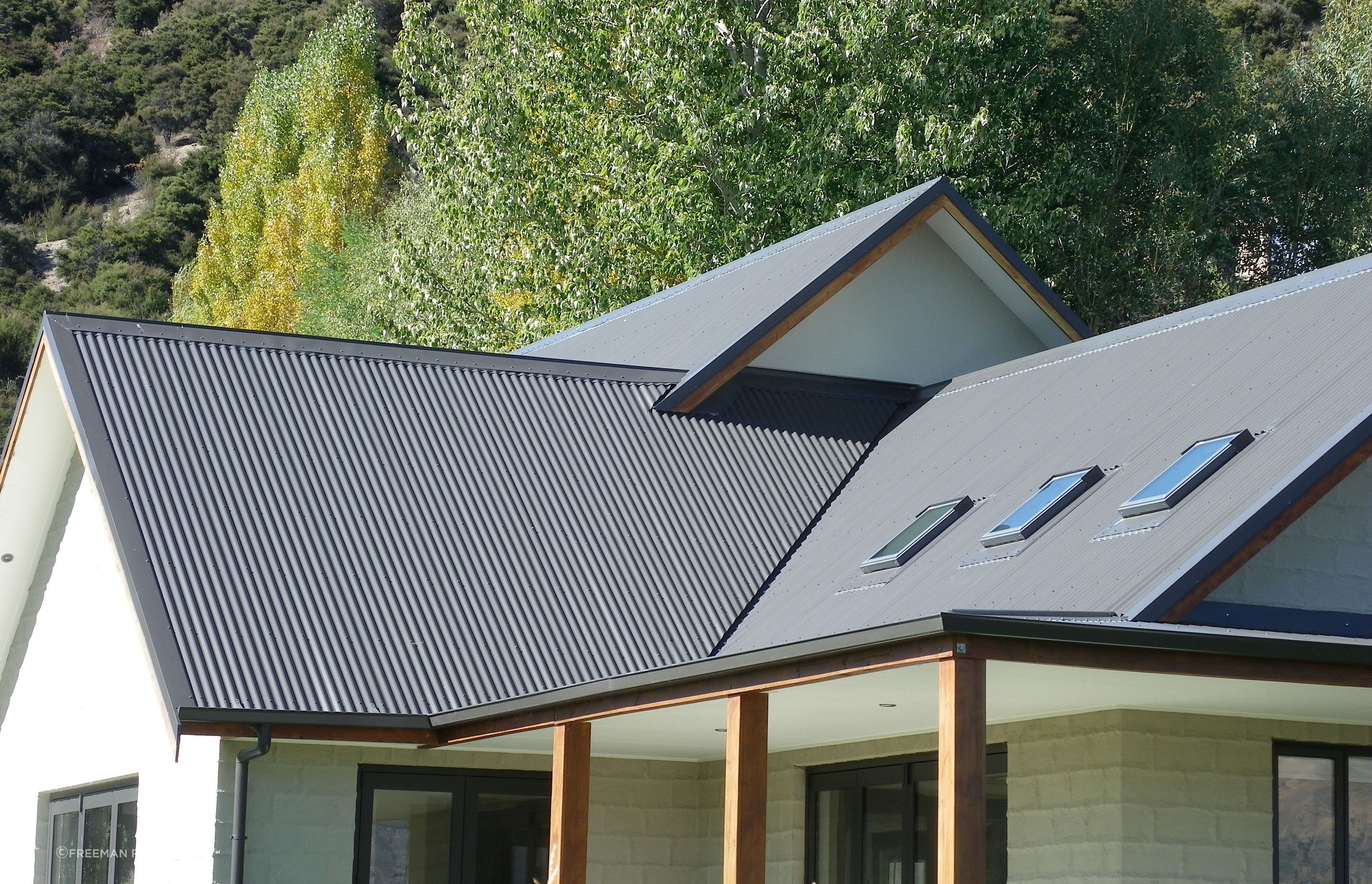 The classic corrugate iron roofing by Freeman Roofing, a Kiwi favourite for more than a century.