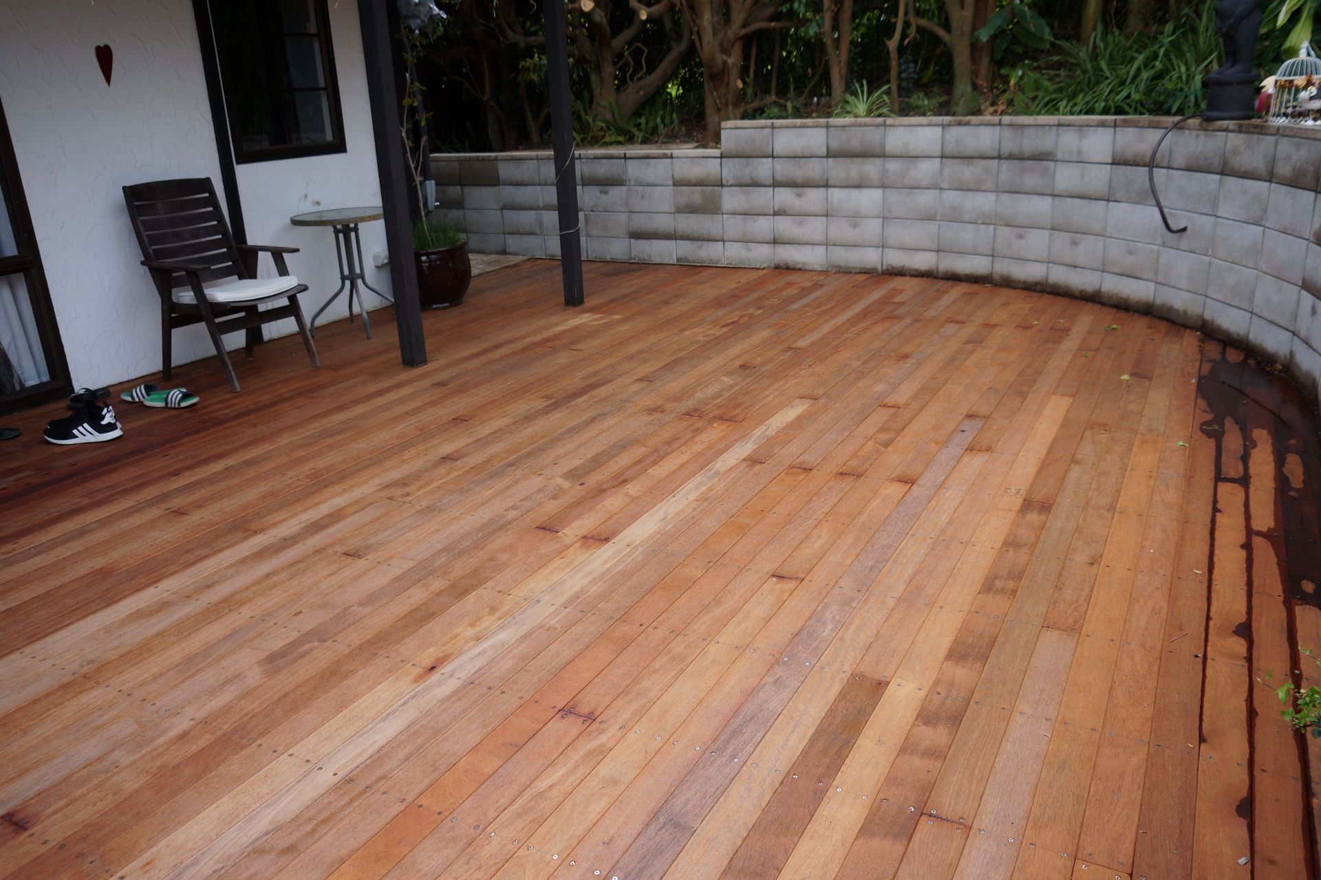 Kwila Deck built in Cockle Bay