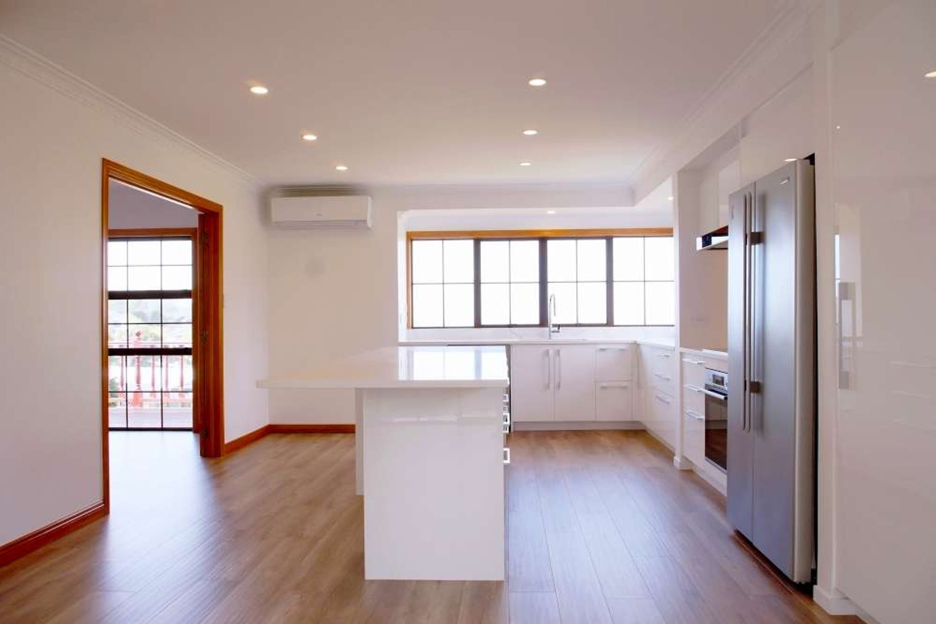 AFTER The kitchen was renovated