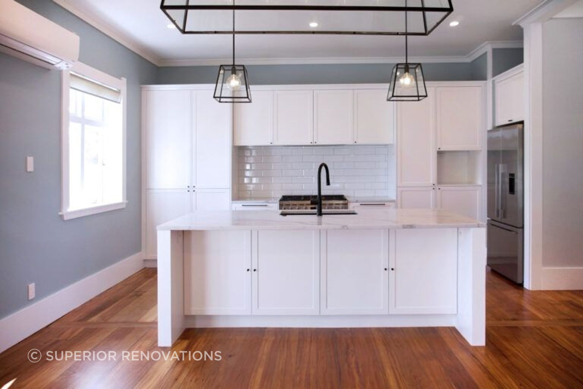 Modern renovation of a historic Bungalow in Epsom with modern accents