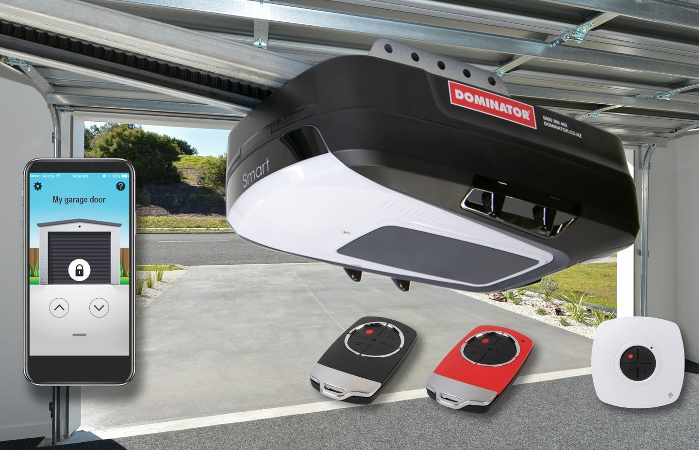 With three models in the Next Gen garage door openers range, there’s a Dominator opener to suit your needs.
