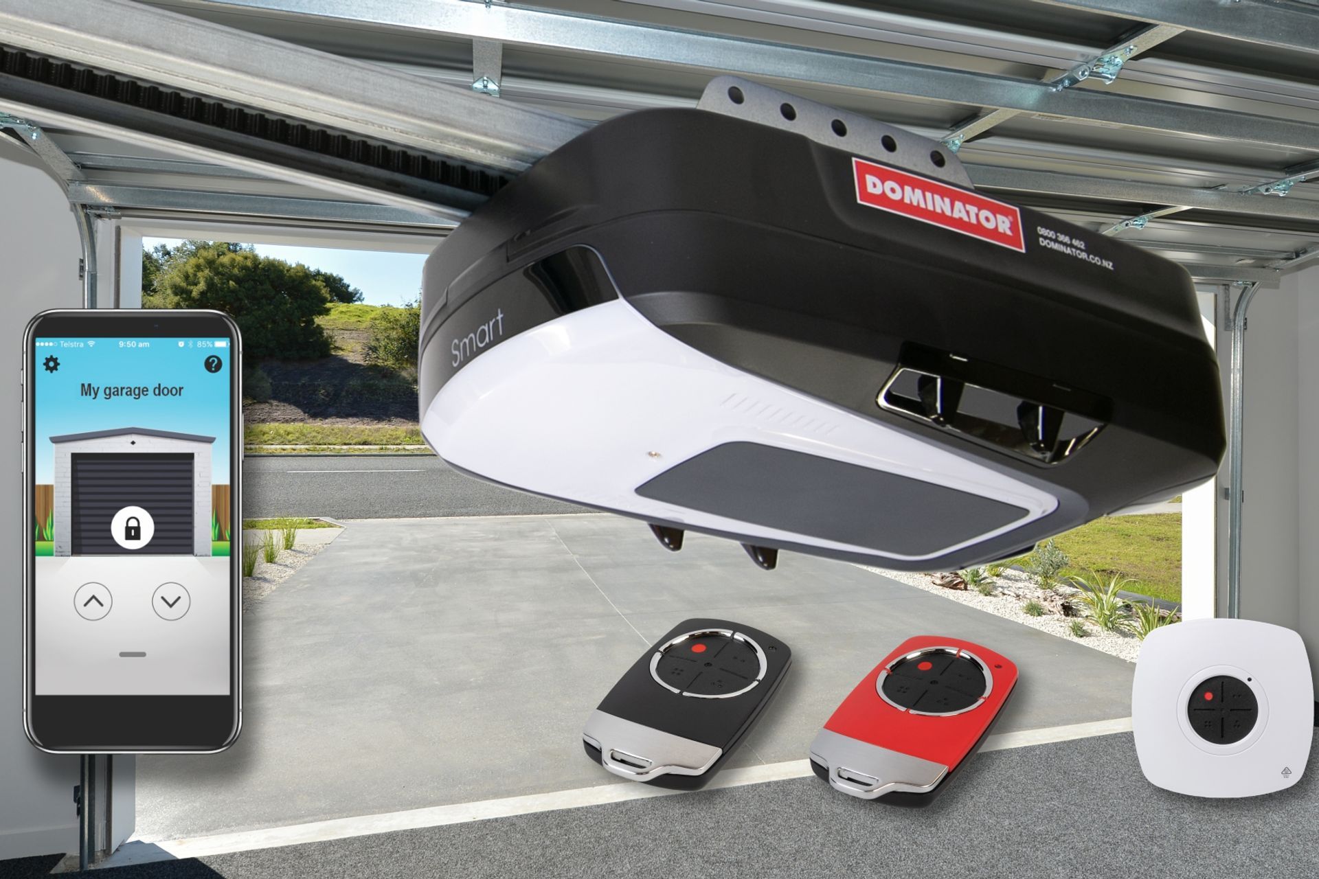 With three models in the Next Gen garage door openers range, there’s a Dominator opener to suit your needs.
