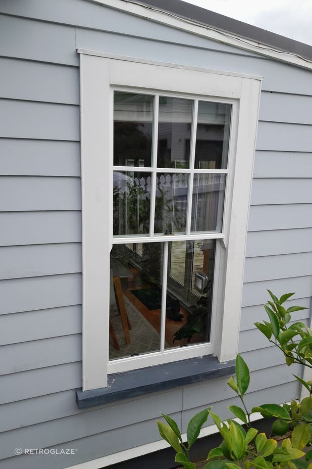 Traditional window styles such as these double hung windows can be retained and last for many years to come with Timber Retrofit.