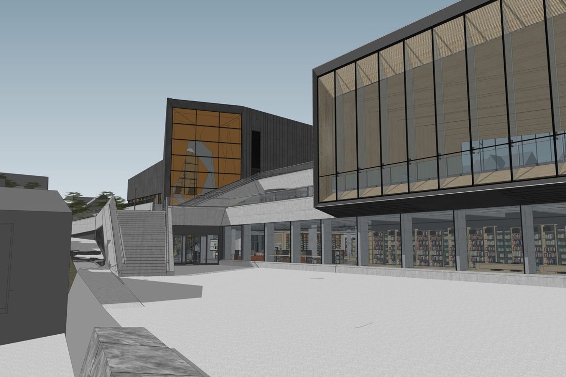 SketchUp Model of the Arena Ulstein project