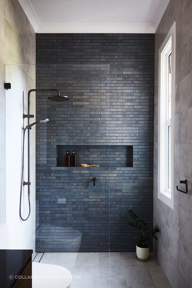 Dual shower heads provide a versatile bathing experience with their capability to provide simultaneous, multi-directional water flow. Featured project: Mosman bathroom project