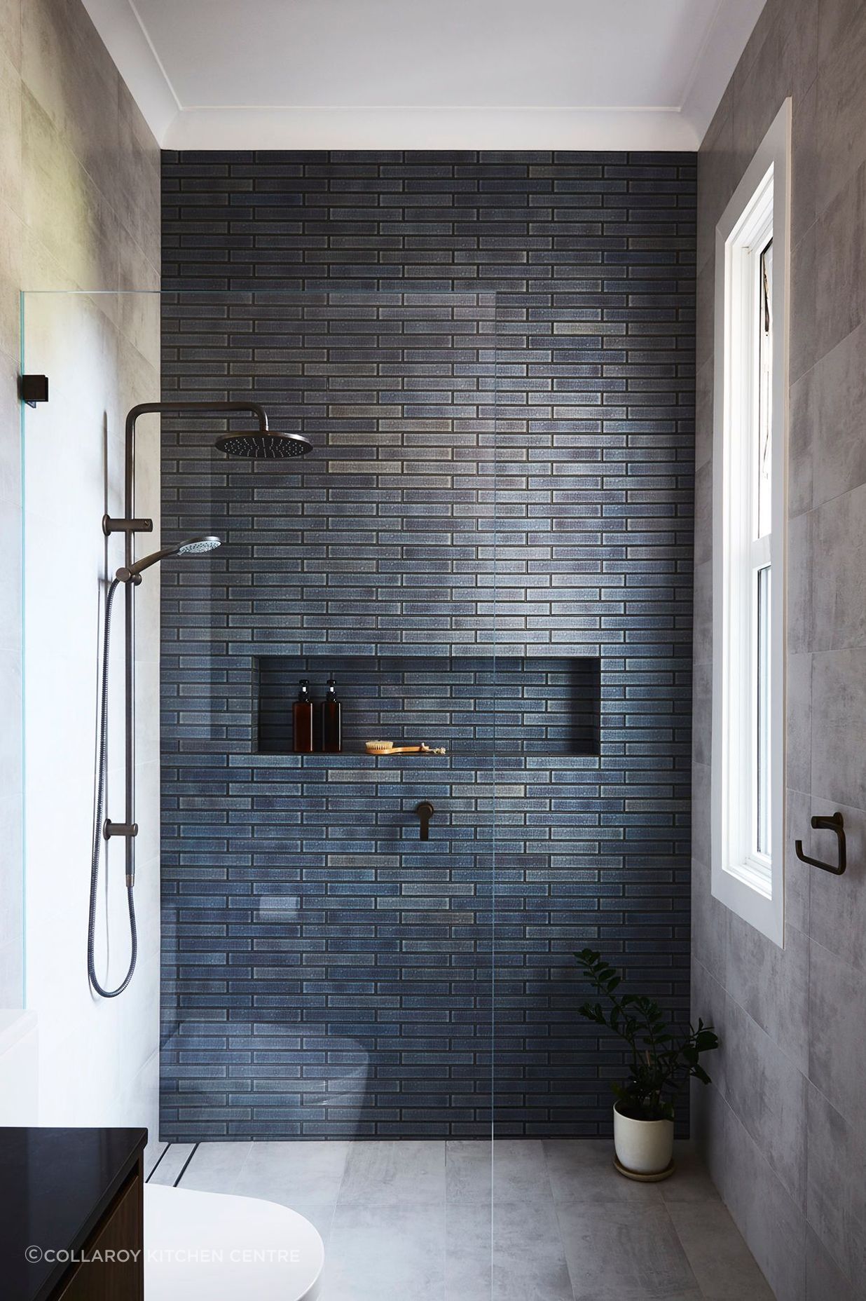 Dual shower heads provide a versatile bathing experience with their capability to provide simultaneous, multi-directional water flow. Featured project: Mosman bathroom project