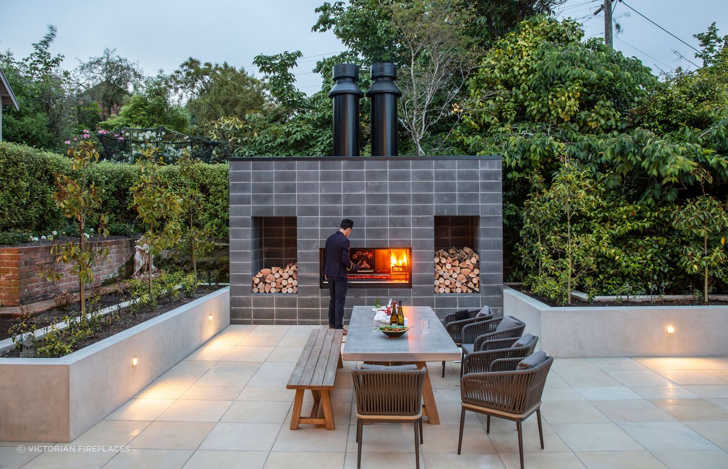 Having strong structural components for your outdoor kitchen is vital, especially one that has premium features like the Escea Fireplace Kitchen