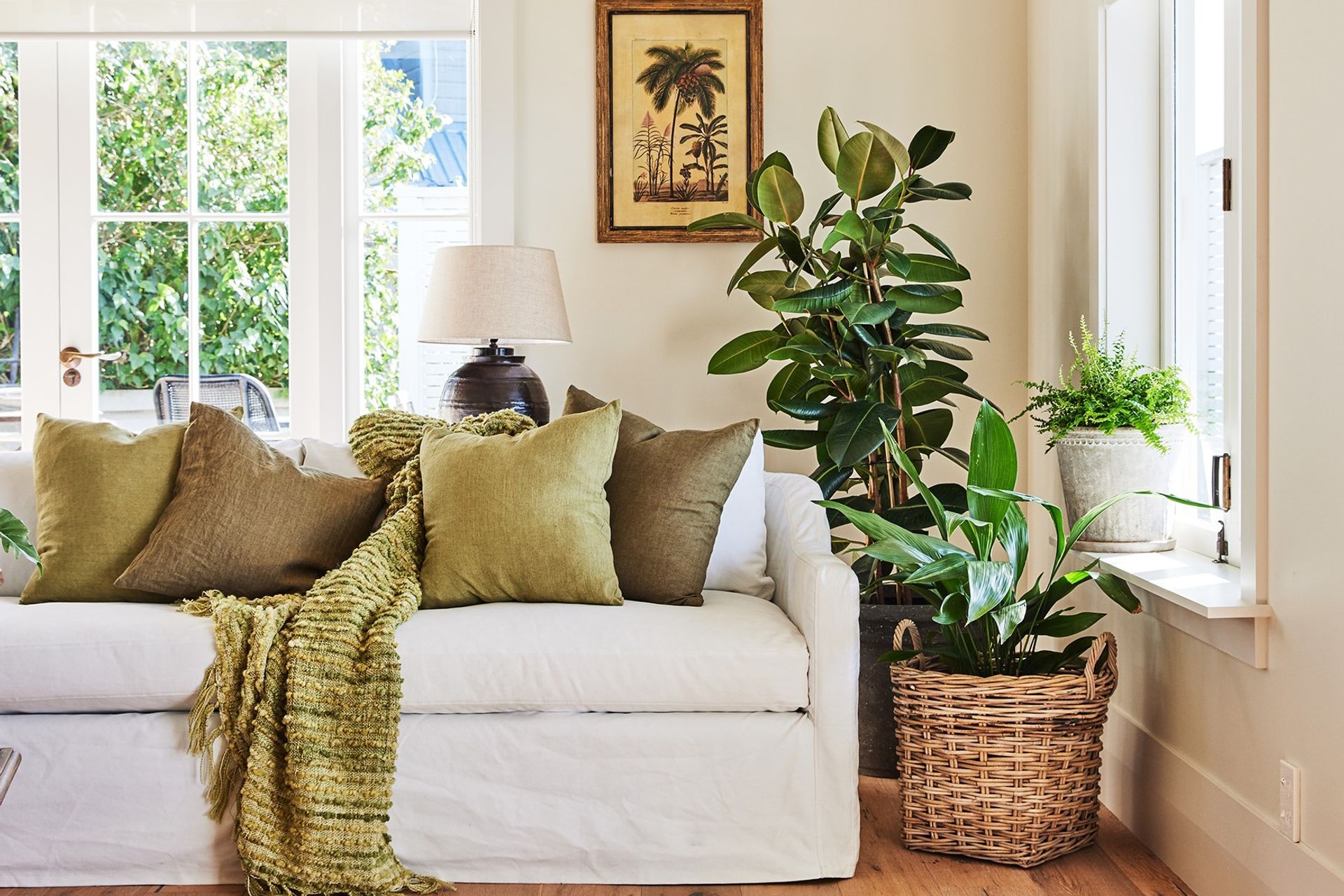 Neutral coloured pieces like this exquisite Dume Sofa are a great complement to highlight textures and accents in a space