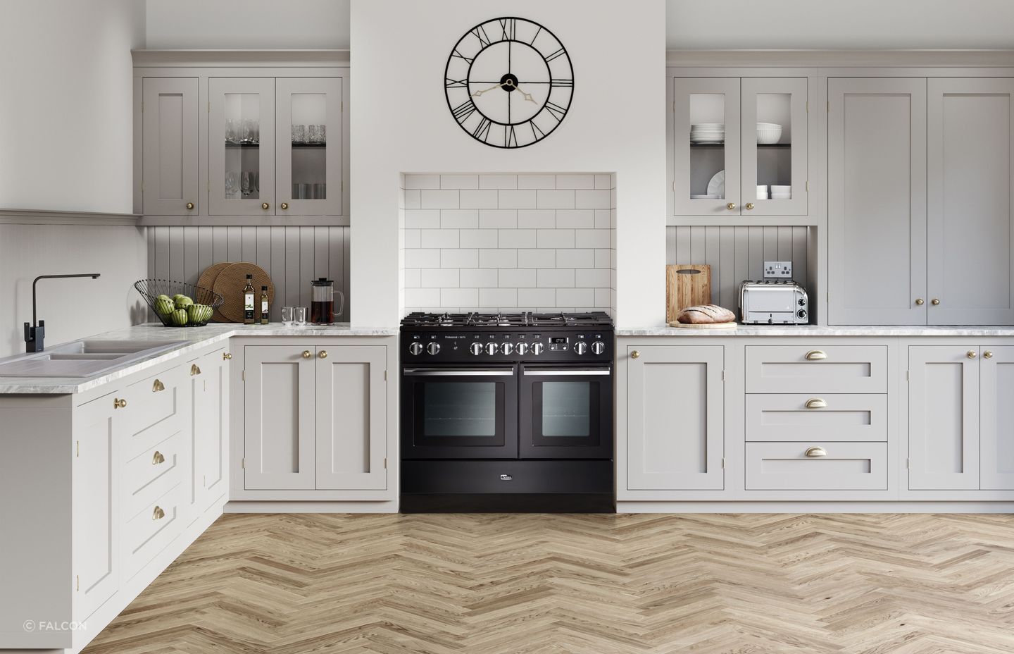 Falcon Professional+ FX 100cm Dual Fuel Range Cooker