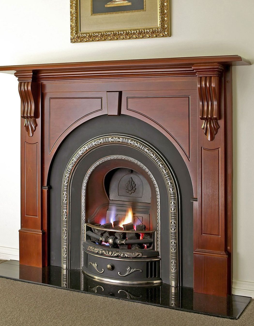 Gas fireplaces, such as the Federation 300 Gas Burner, are well suited to traditional and heritage homes.