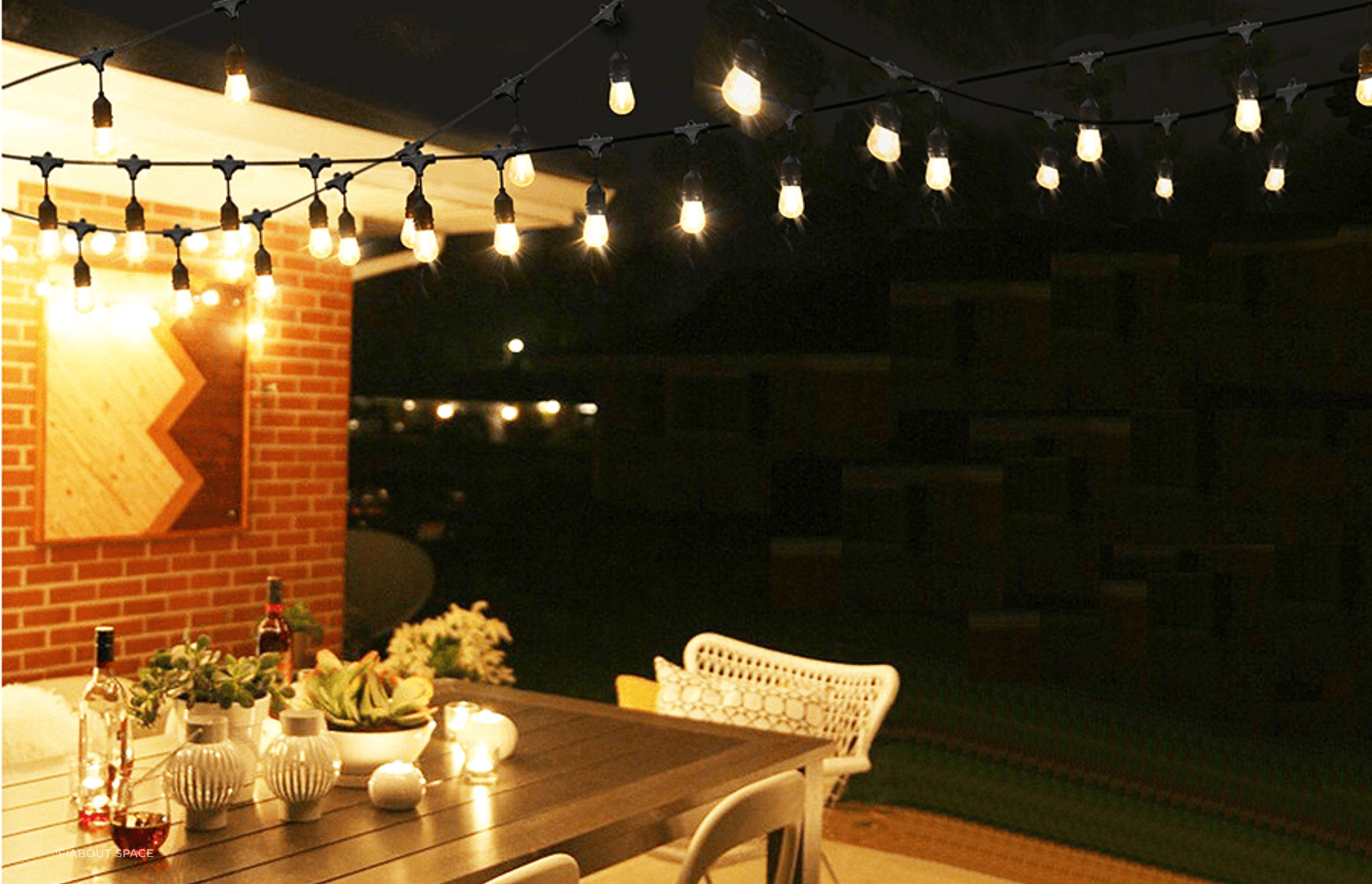 Festoon Custom Outdoor Lighting from About Space