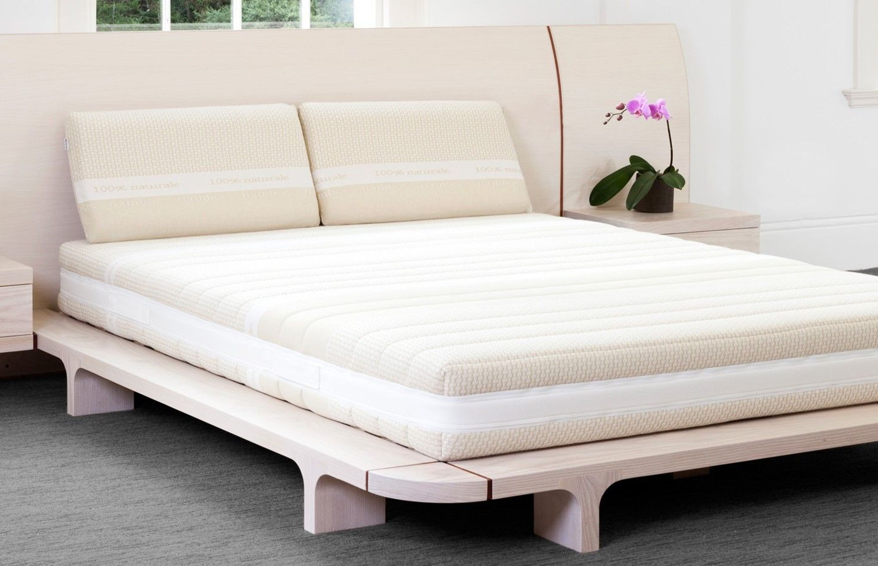 The Futonz Element mattress is made from natural latex.