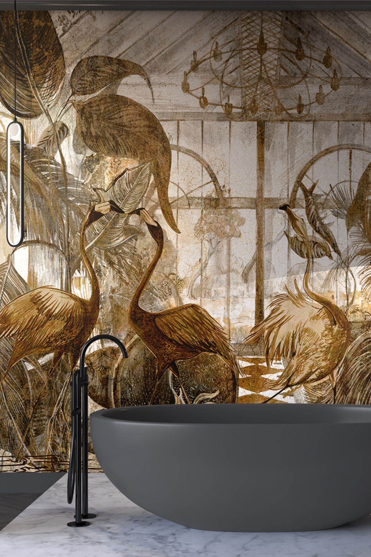 The murals are completely customisable to fit the requirements of your room.