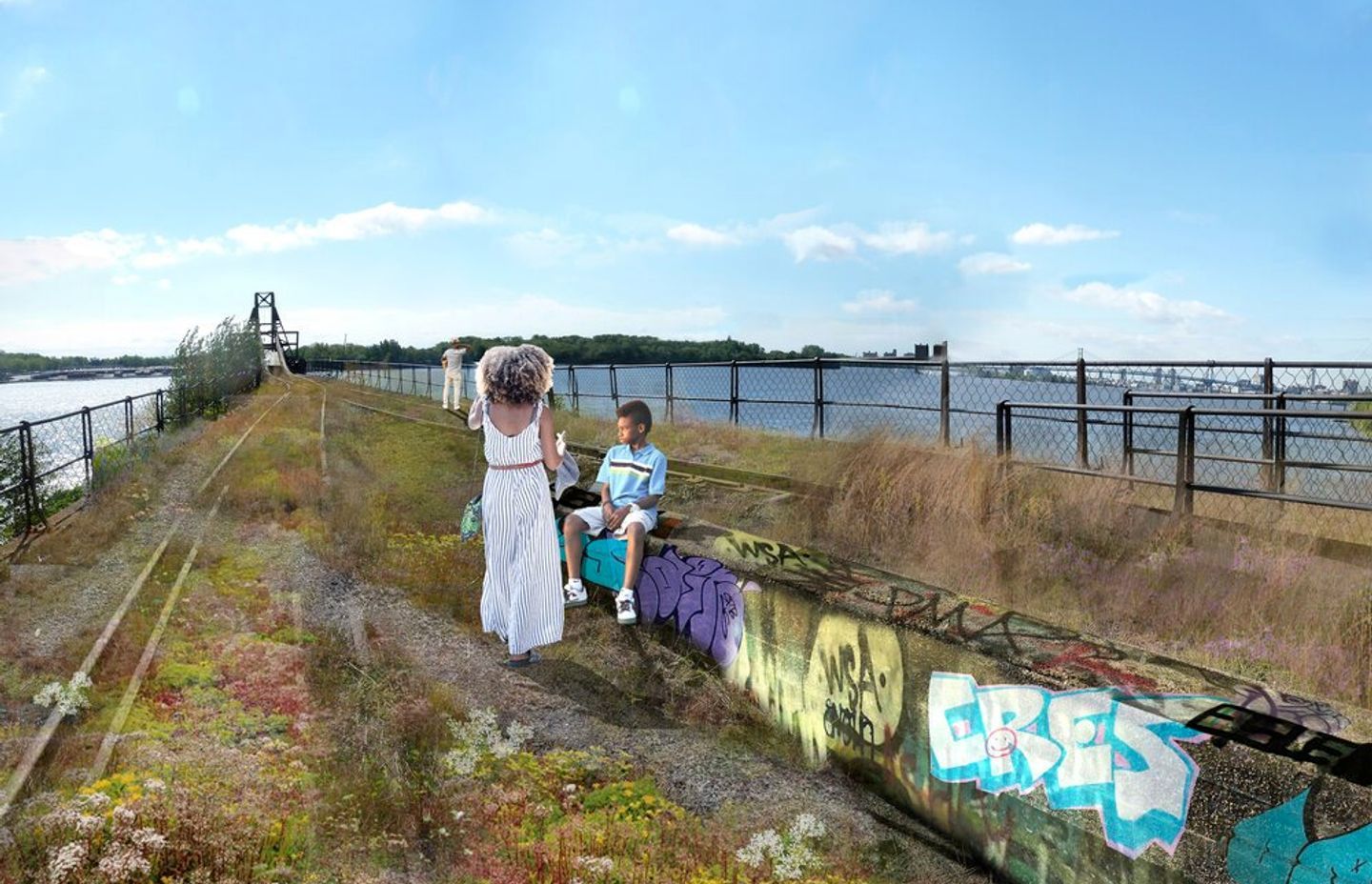 Graffitti Pier, Philadelphia, Studio Zewde