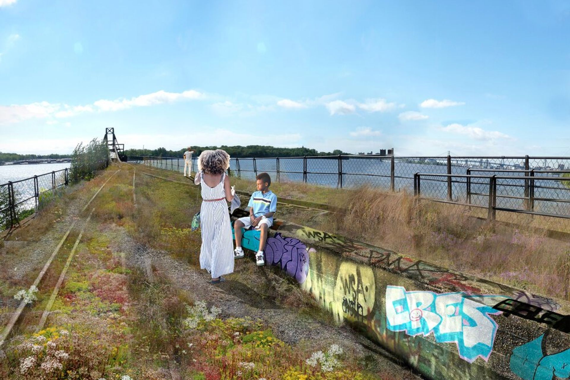 Graffitti Pier, Philadelphia, Studio Zewde