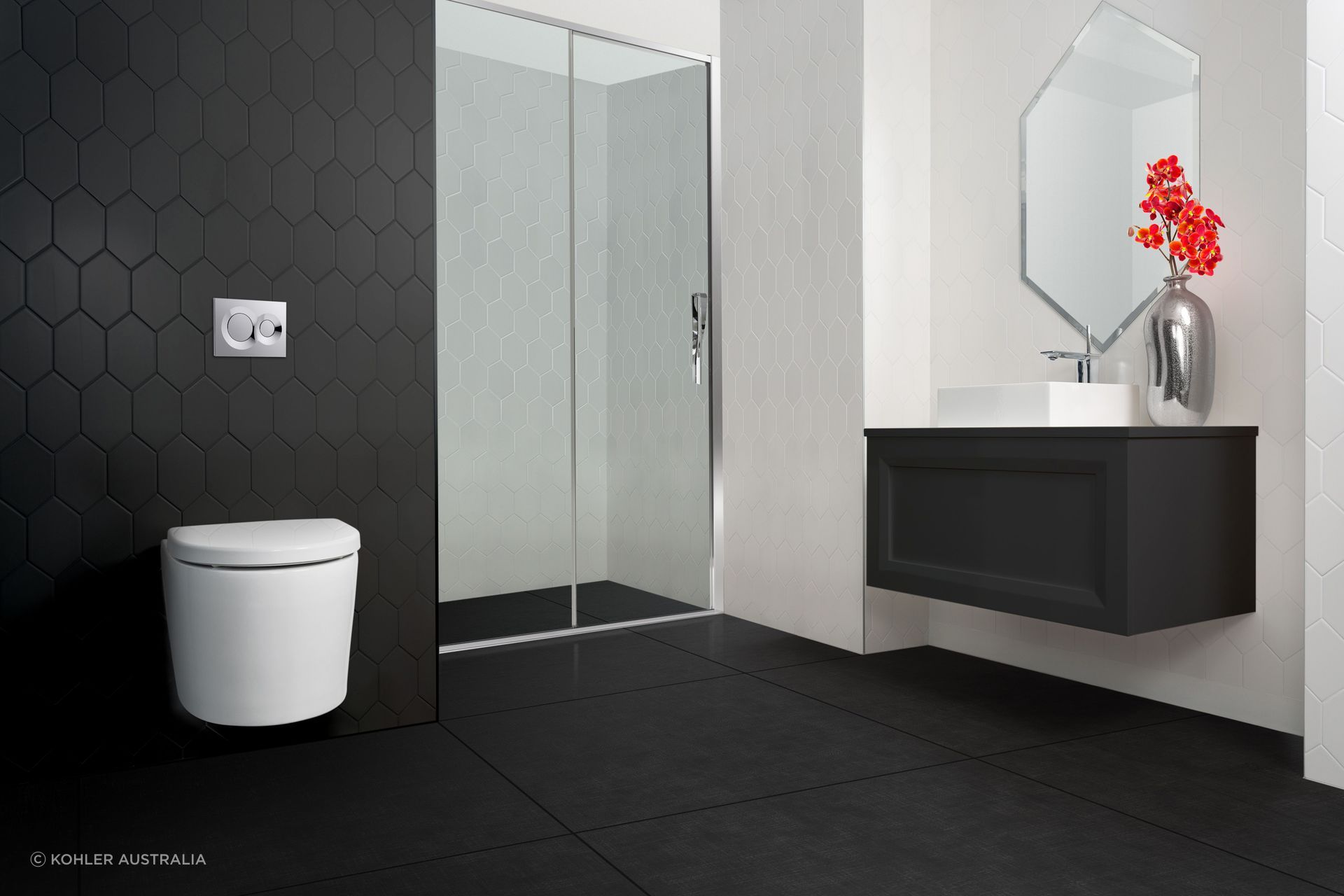 The Grande Wall Hung Toilet is a sophisticated addition to the modern home