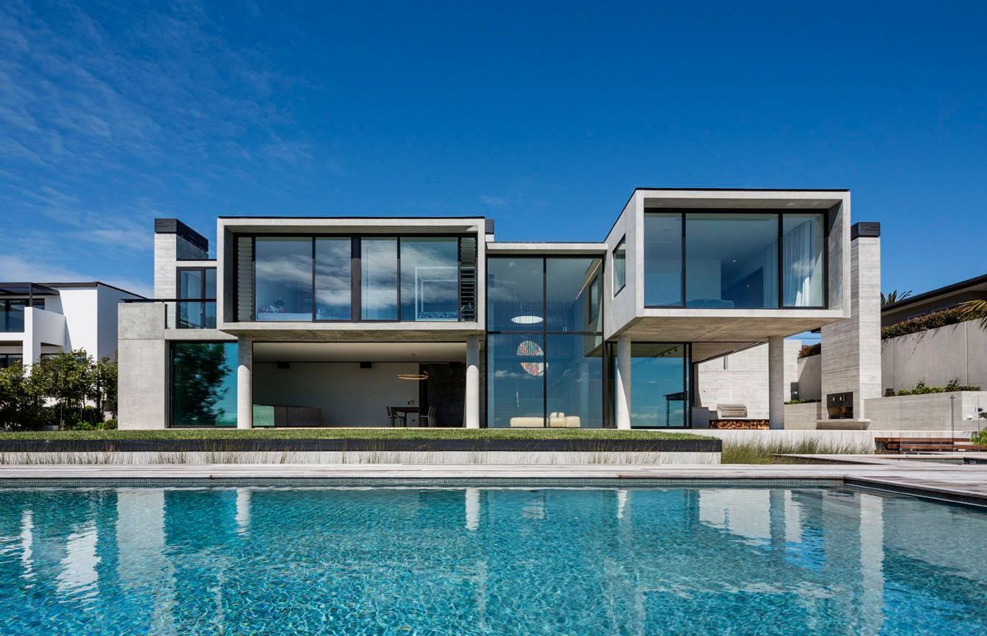 The pool at Hobson Bay House.