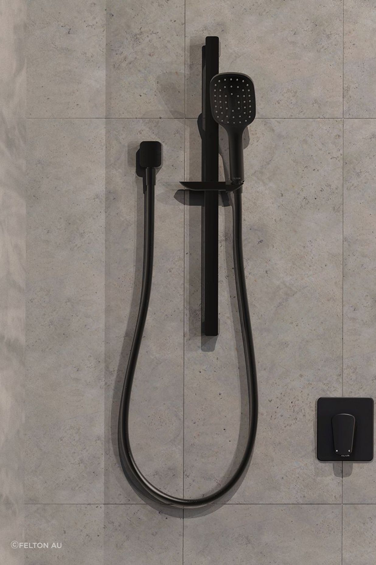 Adjustable showers can be attached to a variety of different shower arms. Featured product: Axiss II Single Spray Slide Shower