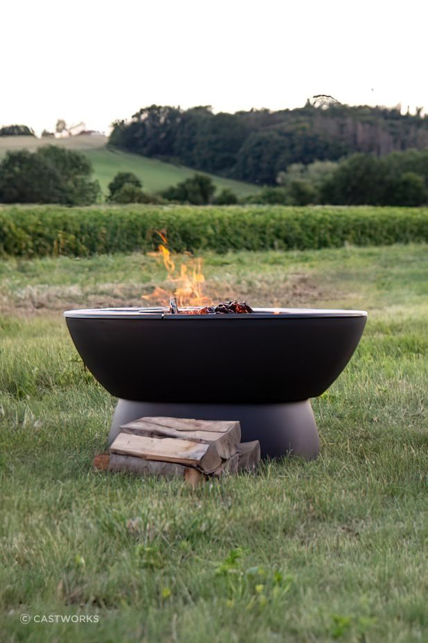 It's hard to beat the allure of a natural flame produced by a wood burning fire pit.
