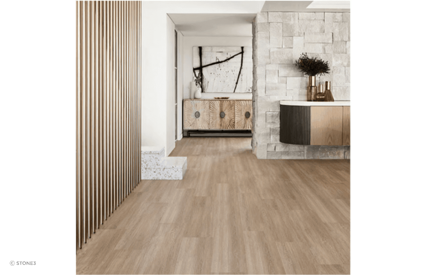 Hybrid flooring typically has lower installation costs than other types of flooring.