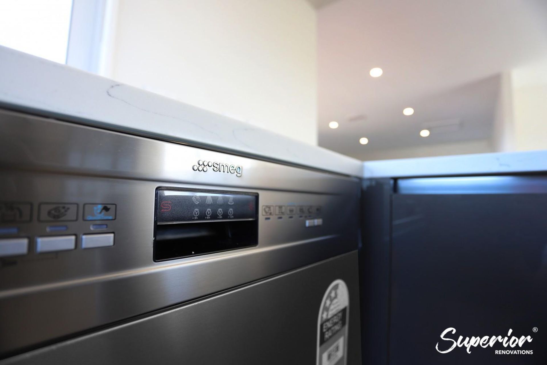 SMEG dishwasher used in a West harbour for a Mid-range kitchen renovation