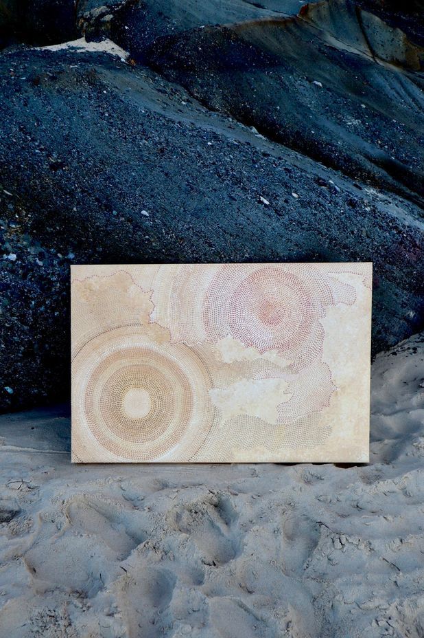 Baayi (Meaning Footprints) Part 5 – The Travels by Lizzy Stageman Art