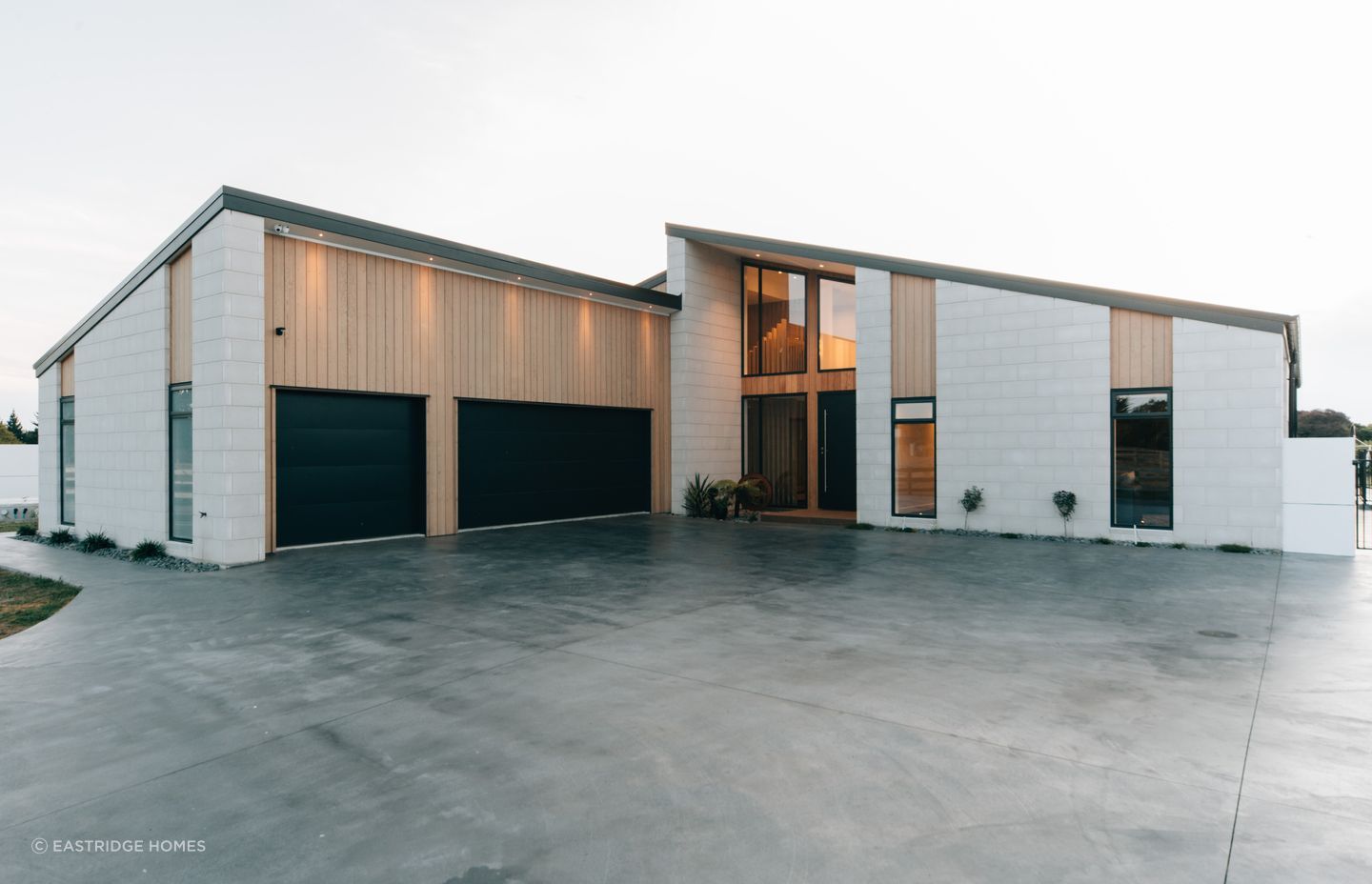 This contemporary home on the outskirts of Hamilton has architectural designer traits all over it