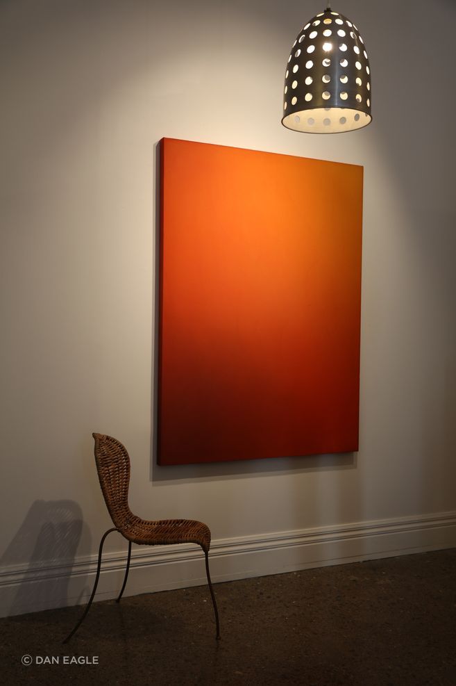 Artwork by Kate Serebrianskaia Flare, 2026, Acrylic fluid and ink on canvas.

Vintage Rare And Iconic Stephane Rondel Cane Peanut Chairs By Rondel Design from Mr. Bigglesworthy at Good Form, Vintage Rare Ernst Plischke Modernist Light Shades for St Martin's Church from Mr. Bigglesworthy at Good Form, Måne Wooden Bowl by Nedre Foss from Good Form, Vintage John Crichton Pan-Pacific Modernist Kauri Bowl with Salad Servers from Mr. Bigglesworthy at Good Form.