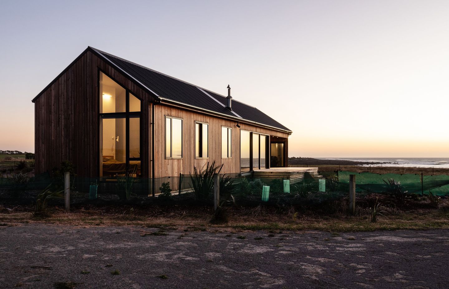 A view from the back end of the main dwelling, looking out to the west coast. | Photographer: Sandra Henderson